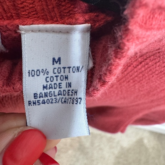 Old Navy Sweater with Hook Closure and Puff Shoulder - Picture 2 of 6